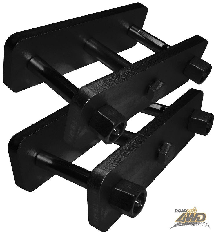 ROADSAFE EXTENDED SHACKLES HOLDEN DROVER QB 198587 (SK410EXT) FRONT A 4x4 Off Road World