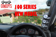 Load image into Gallery viewer, TOYOTA LANDCRUISER 100/105 SERIES - 4 GAUGE PILLAR POD SUIT 52MM GAUGES