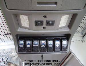 4WD INTERIORS ROOF CONSOLE - TOYOTA HILUX DUAL CAB SEP 2021 ON (RCHI21S)