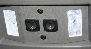 4WD INTERIORS ROOF CONSOLE - TOYOTA LANDCRUISER 70 SERIES DUAL CAB AUGUST 2012 - MARCH 2021 (RC70AB)