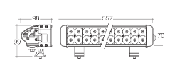 NARVA LED LIGHT BAR SPOT BEAM – 18000 Lumens (72772)