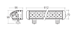 NARVA LED LIGHT BAR SPOT BEAM – 27000 Lumens (72773)