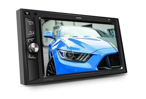 AXIS AX1860NAV 12/24V 6.2″ MECHLESS with WAZE Navigation & WiFi – Short Chassis (98mm)