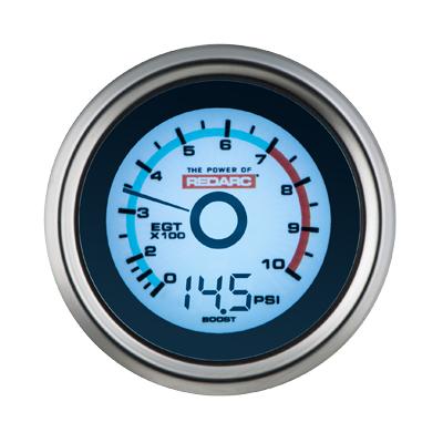 REDARC EGT & BOOST PRESSURE 52MM GAUGE (G52-EB)