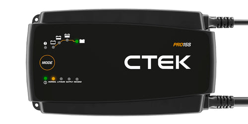 C TEK PRO15S – 12v 15A BATTERY CHARGER