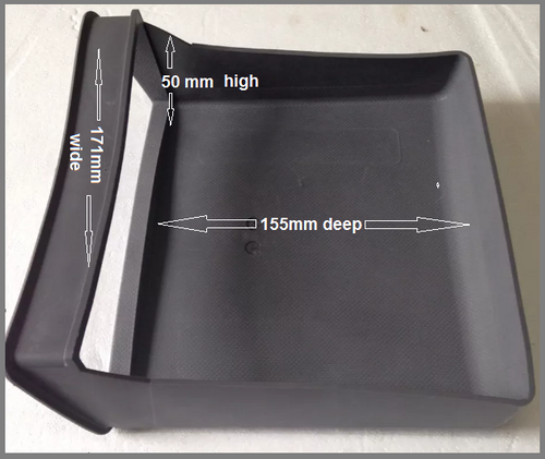 OUTBACK ROOF CONSOLE UHF RADIO SURROUND INSERT (DIN SIZE-171x50mm)RCTRAY