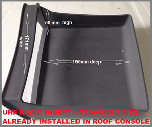 4WD INTERIORS ROOF CONSOLE - NISSAN PATROL GU SINGLE CAB FEB 1999 - MAY 2016 (RCGUCC)