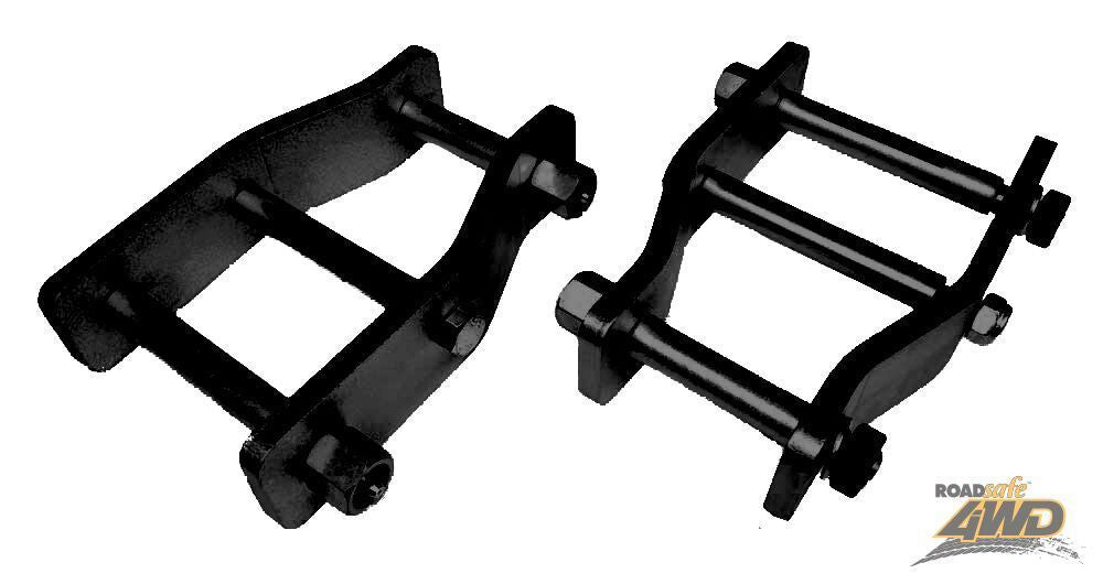 ROADSAFE EXTENDED SHACKLES TOYOTA HILUX SOLID AXLE (SK400EXT) FRONT 50MM - PAIR