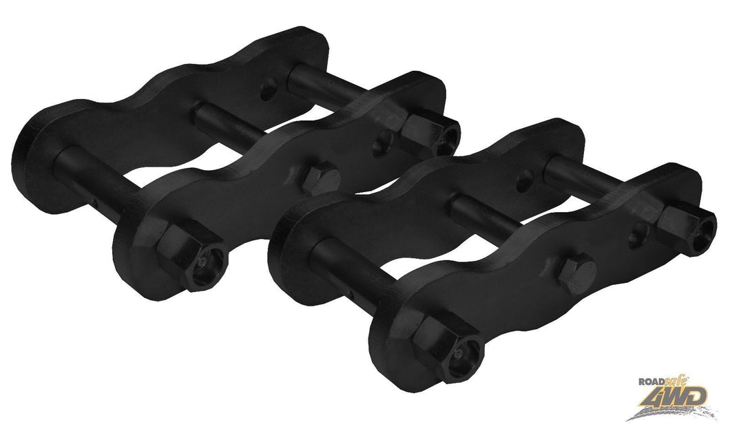 ROADSAFE EXTENDED SHACKLES NISSAN NAVARA D22 (SK407EXT) REAR 50MM - PAIR