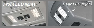 OUTBACK ROOF CONSOLE REPLACEMENT LED LIGHT ASSEMBLY (FRONT & REAR)