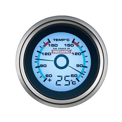 REDARC SINGLE OIL PRESSURE 52MM GAUGE WITH OPTIONAL TEMPERATURE DISPLAY (G52-PT)