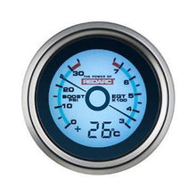 Load image into Gallery viewer, REDARC EGT &amp; BOOST PRESSURE 52MM GAUGE WITH OPTIONAL TEMPERATURE DISPLAY (G52-BET)